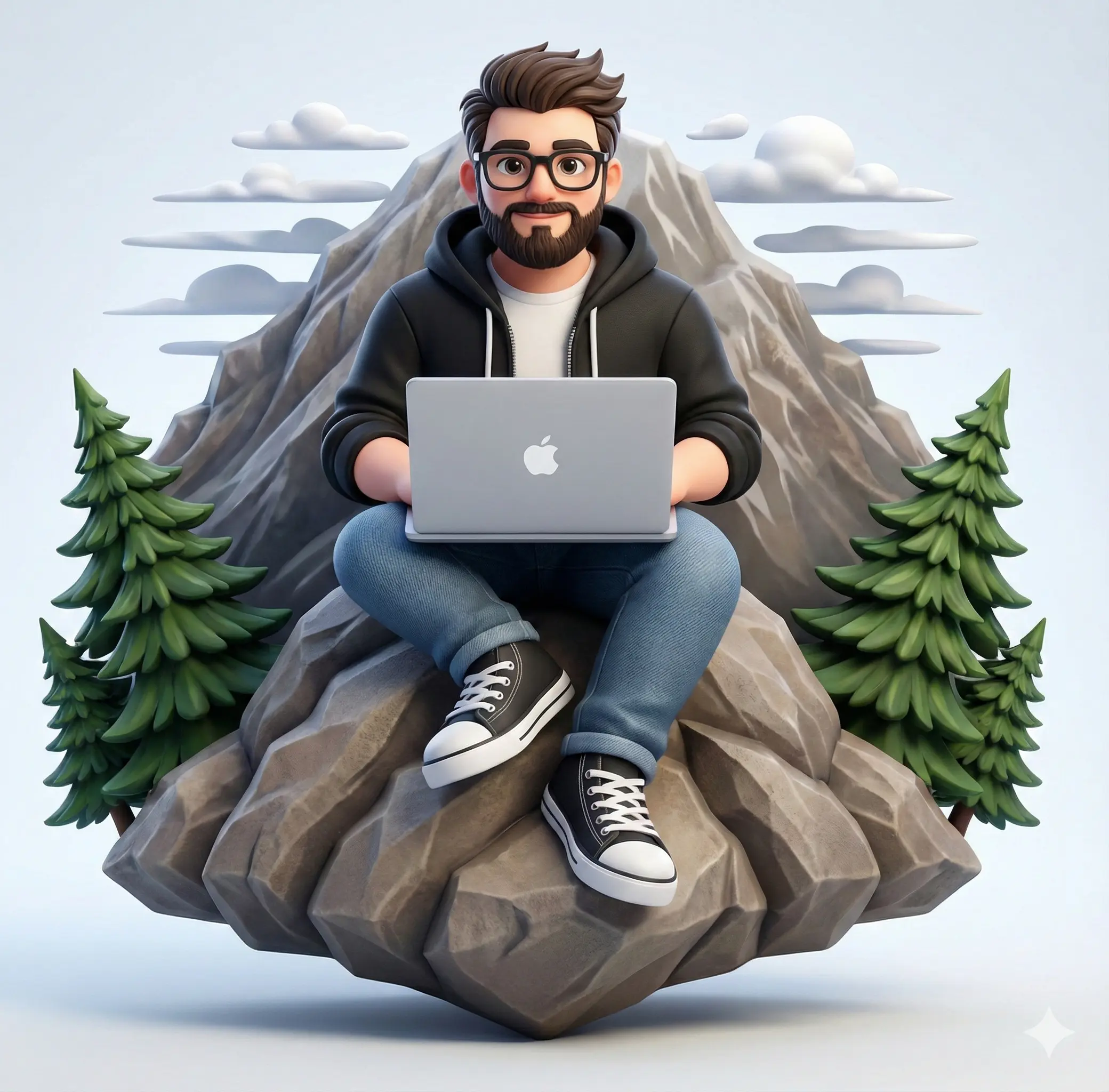 Taunus-IT Experte auf dem Berg